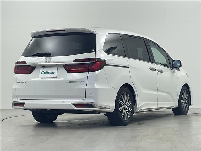 オデッセイ アブソルート　純正１０インチナビ　ホンダセンシング　全方位カメラ　レーダークルーズコントロール　両側パワースライドドア　シーケンシャルウィンカー　ハーフレザーシート　レーンキープアシスト　純正アルミホイール（34枚目）