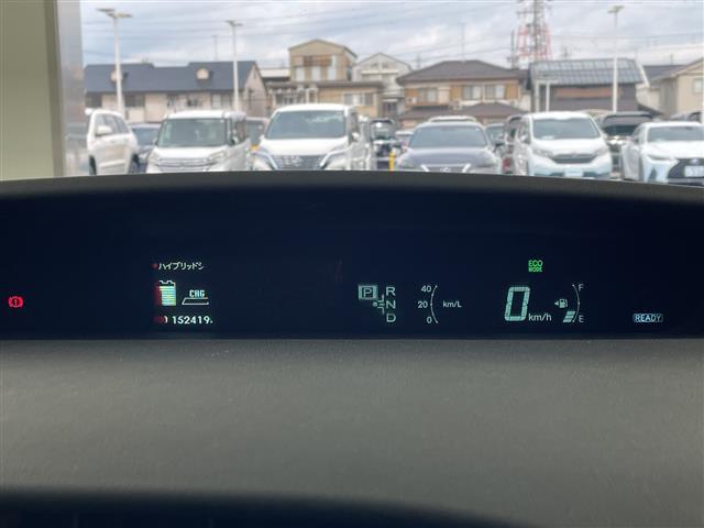 プリウス Sツーリングセレクション モデリスタエアロ 純正ナビ AM FM ワンセグ AUX SD CD DVD バックカメラ 前方ドライブレコーダー プッシュスタート LEDヘッドライト ETC スマートキー スペアキー 保証書(9枚目)