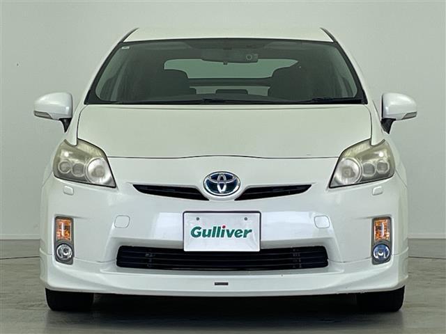 プリウス Sツーリングセレクション モデリスタエアロ 純正ナビ AM FM ワンセグ AUX SD CD DVD バックカメラ 前方ドライブレコーダー プッシュスタート LEDヘッドライト ETC スマートキー スペアキー 保証書(36枚目)