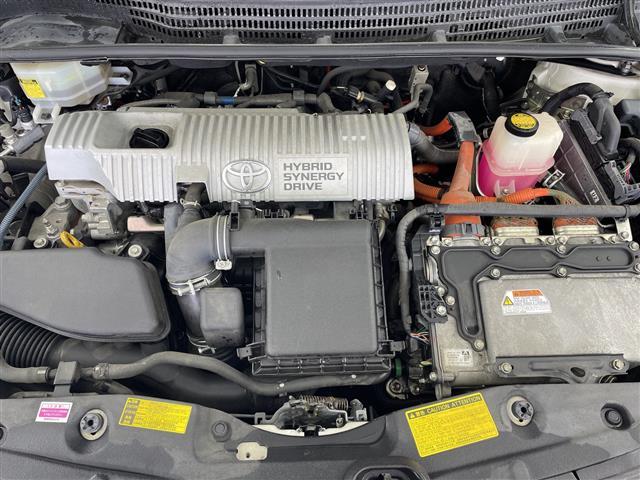 プリウス Sツーリングセレクション モデリスタエアロ 純正ナビ AM FM ワンセグ AUX SD CD DVD バックカメラ 前方ドライブレコーダー プッシュスタート LEDヘッドライト ETC スマートキー スペアキー 保証書(40枚目)