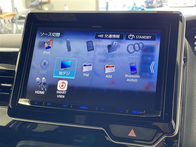 N-BOXカスタム L 社外SDナビ フルセグ BT USB DVDバックカメラ ホンダセンシング アダプティブクルーズコントロール 車線維持支援システム 衝突軽減ブレーキ 誤発進抑制機能 先行車発進お知らせ機能(4枚目)