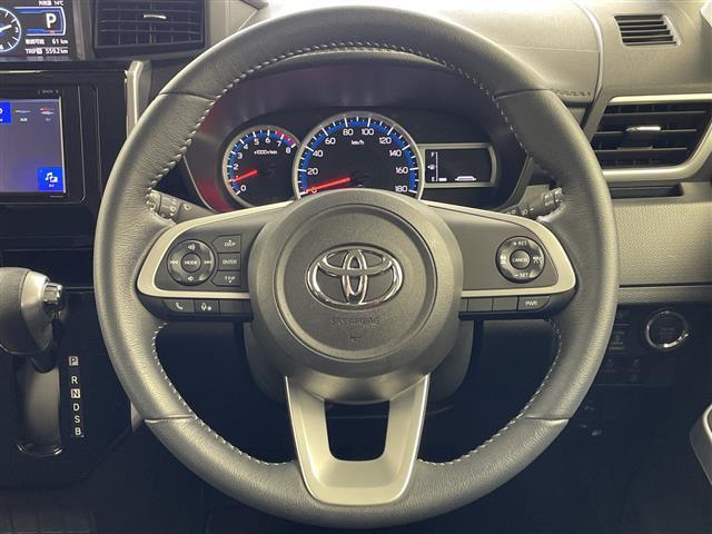 ルーミー カスタムＧ　社外ディスプレイオーディオ　衝突軽減ブレーキ　レーンキープアシスト　レーダークルーズコントロール　ステアリングスイッチ　ＬＥＤヘッドライト　両側パワースライドドア　ドライブレコーダー　ＥＴＣ　スペア鍵（5枚目）