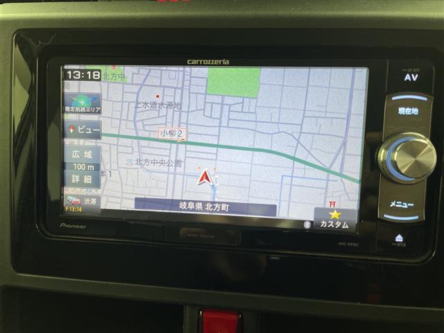 トール Ｘ　ＳＡＩＩＩ　社外ナビ　フルセグ　ＣＤ　ＤＶＤ　バックカメラ　片側パワーバックドア　純正フロアマット　純正ドアバイザー　前方ドライブレコーダー　電動格納ミラー　サマータイヤ積込み　純正ホイールキャップ付き　ＥＴＣ（2枚目）