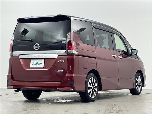 セレナ ハイウェイスター　純正ナビ　ＣＤ　ＤＶＤ　Ｂｌｕｅｔｏｏｔｈ　フルセグ　全周囲カメラ　ハンズフリーオートスライドドア　電動ドア　インテリジェントパークアシスト　衝突軽減　車線逸脱警報　ソナー　クルーズコントロール（34枚目）