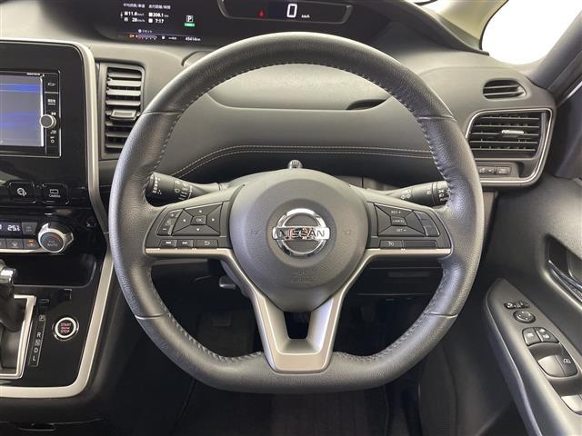 セレナ ハイウェイスター　Ｖセレクション　純正ナビ　パーキングアシスト　アラウンドビューカメラ　両側パワースライドドア　衝突軽減ブレーキ　コーナーセンサー　クルーズコントロール　純正アルミホイール　ＥＴＣ　ＬＥＤヘッドライト　プッシュスタート（7枚目）