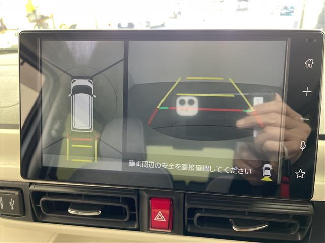 ムーヴキャンバス ストライプスG 純正ディスプレイオーディオ HDMI フルセグテレビ 全方位モニター 純正ドライブレコーダー ETC 両側パワースライドドア LEDヘッドライト スマートアシストIII スマートキー プッシュスタート(4枚目)