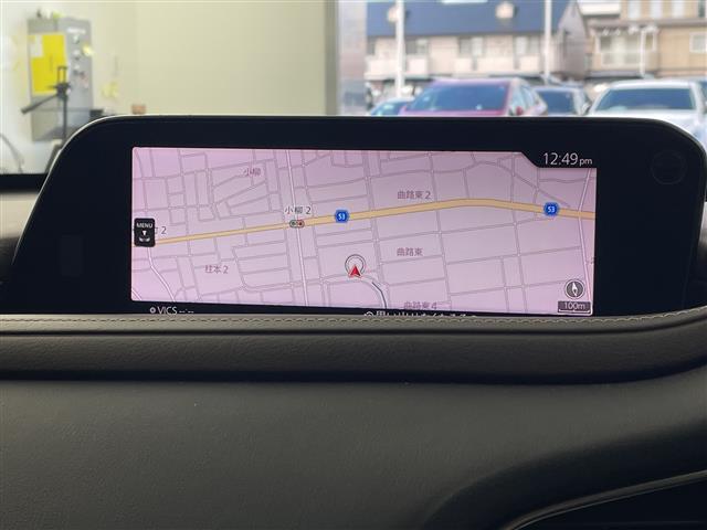 CX-30 20S Lパッケージ 純正ナビ Bluetooth CD DVD フルセグTV HDMI 全方位カメラ 追従型クルーズコントロール 衝突軽減ブレーキ レーンキープアシスト 横滑り防止 ブラインドスポットモニター LED(2枚目)