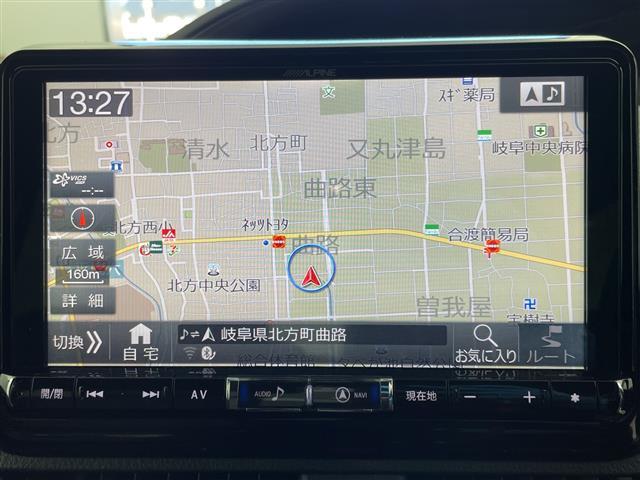 エスクァイア ハイブリッドGi プレミアムパッケージ ALPINE9インチナビ CD DVD SD Bluetooth HDMI ALPINEフリップダウンモニター 両側パワースライドドア バックカメラ クルーズコントロール 前席シートヒーター ETC(3枚目)