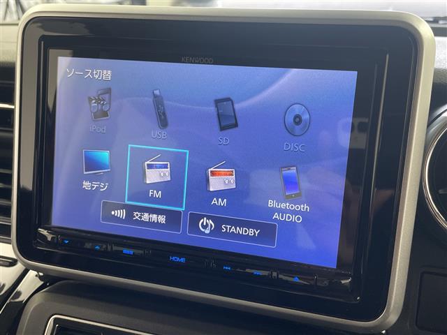 スペーシアカスタム ハイブリッドXSターボ 純正8型ナビ 両側パワースライドドア LEDヘッドライト オートライト ハーフレザーシート シートヒーター(D席) 純正ビルトインETC シートバックテーブル スズキセーフティサポート 衝突軽減(3枚目)