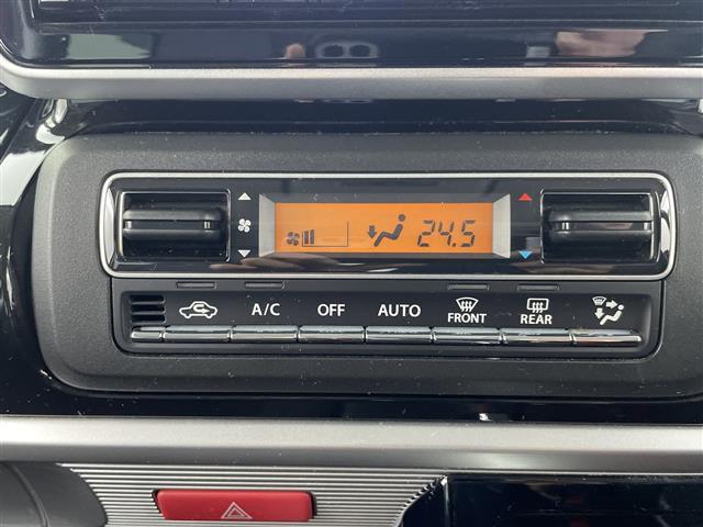 スペーシアカスタム ハイブリッドXSターボ 純正8型ナビ 両側パワースライドドア LEDヘッドライト オートライト ハーフレザーシート シートヒーター(D席) 純正ビルトインETC シートバックテーブル スズキセーフティサポート 衝突軽減(13枚目)