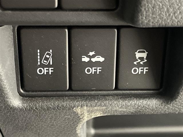 スペーシアカスタム ハイブリッドXSターボ 純正8型ナビ 両側パワースライドドア LEDヘッドライト オートライト ハーフレザーシート シートヒーター(D席) 純正ビルトインETC シートバックテーブル スズキセーフティサポート 衝突軽減(15枚目)