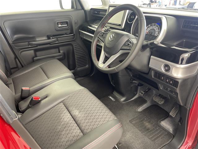 スペーシアカスタム ハイブリッドXSターボ 純正8型ナビ 両側パワースライドドア LEDヘッドライト オートライト ハーフレザーシート シートヒーター(D席) 純正ビルトインETC シートバックテーブル スズキセーフティサポート 衝突軽減(22枚目)