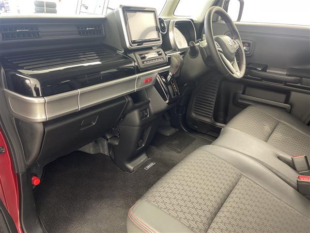 スペーシアカスタム ハイブリッドXSターボ 純正8型ナビ 両側パワースライドドア LEDヘッドライト オートライト ハーフレザーシート シートヒーター(D席) 純正ビルトインETC シートバックテーブル スズキセーフティサポート 衝突軽減(26枚目)