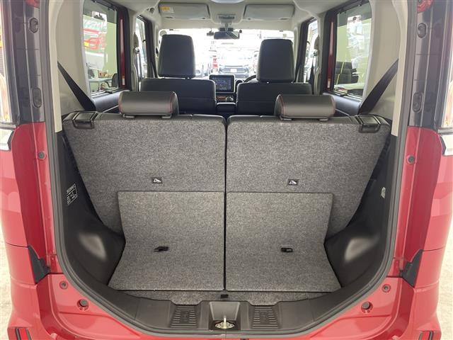 スペーシアカスタム ハイブリッドXSターボ 純正8型ナビ 両側パワースライドドア LEDヘッドライト オートライト ハーフレザーシート シートヒーター(D席) 純正ビルトインETC シートバックテーブル スズキセーフティサポート 衝突軽減(29枚目)