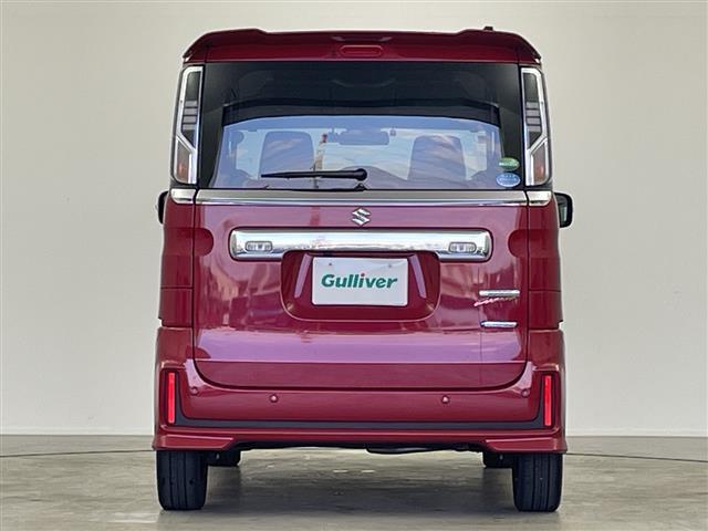 スペーシアカスタム ハイブリッドXSターボ 純正8型ナビ 両側パワースライドドア LEDヘッドライト オートライト ハーフレザーシート シートヒーター(D席) 純正ビルトインETC シートバックテーブル スズキセーフティサポート 衝突軽減(36枚目)