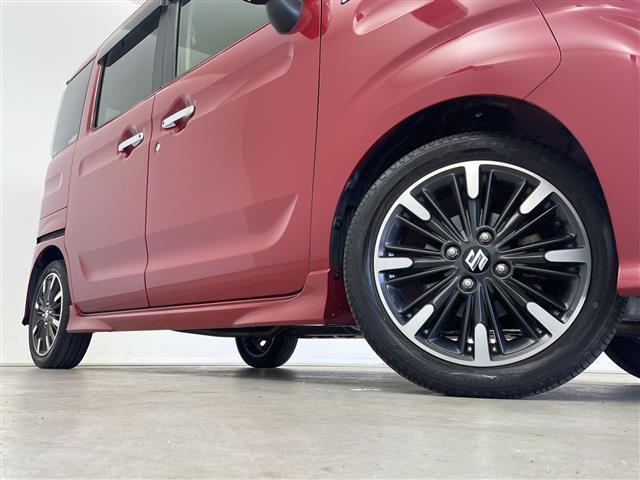 スペーシアカスタム ハイブリッドXSターボ 純正8型ナビ 両側パワースライドドア LEDヘッドライト オートライト ハーフレザーシート シートヒーター(D席) 純正ビルトインETC シートバックテーブル スズキセーフティサポート 衝突軽減(38枚目)