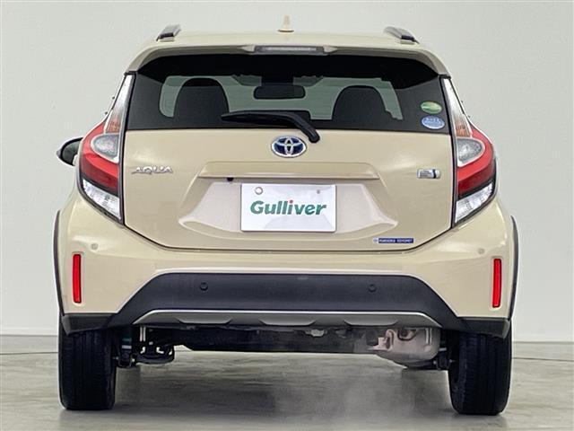 アクア クロスオーバー グラム 純正SDナビ フルセグTV バックカメラ ハーフレザーシート ETC ステアリングスイッチ コーナーセンサー プッシュスタート スマートキー ルーフレール(33枚目)