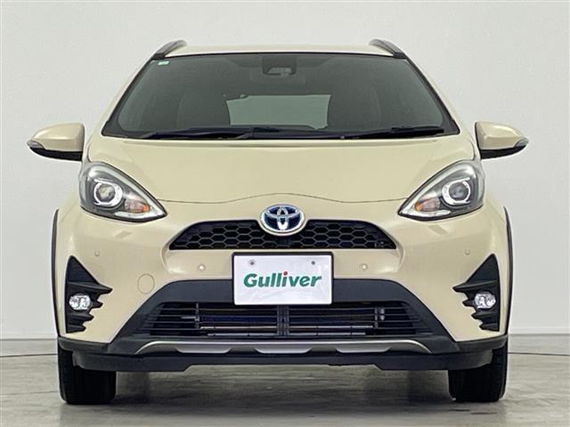 アクア クロスオーバー グラム 純正SDナビ フルセグTV バックカメラ ハーフレザーシート ETC ステアリングスイッチ コーナーセンサー プッシュスタート スマートキー ルーフレール(36枚目)