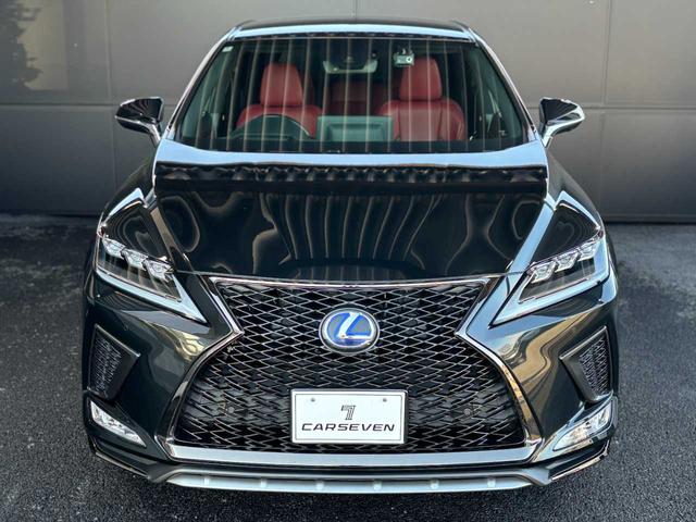 RX RX450h Fスポーツ 純正メモリーナビ Bluetooth接続 フルセグTV視聴 CD/DVD再生 バックカメラ クリアランスソナー 前後ドライブレコーダー ETC 赤レザーシート 20インチアルミ スマートキー 禁煙車(3枚目)