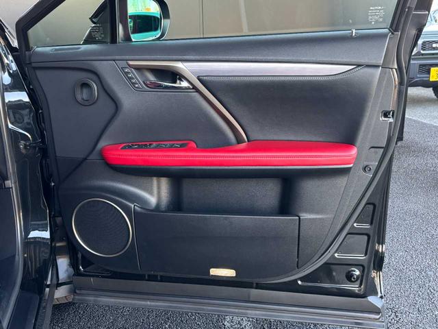 RX RX450h Fスポーツ 純正メモリーナビ Bluetooth接続 フルセグTV視聴 CD/DVD再生 バックカメラ クリアランスソナー 前後ドライブレコーダー ETC 赤レザーシート 20インチアルミ スマートキー 禁煙車(36枚目)