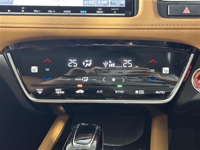 ヴェゼル ハイブリッドZ・ホンダセンシング 純正8型ナビ ホンダセンシング クルーズコントロール バックカメラ ドライブレコーダー ビルトインETC ステアリングスイッチ パドルシフト ハーフレザーシート 前席シートヒーター 純正17インチAW(13枚目)