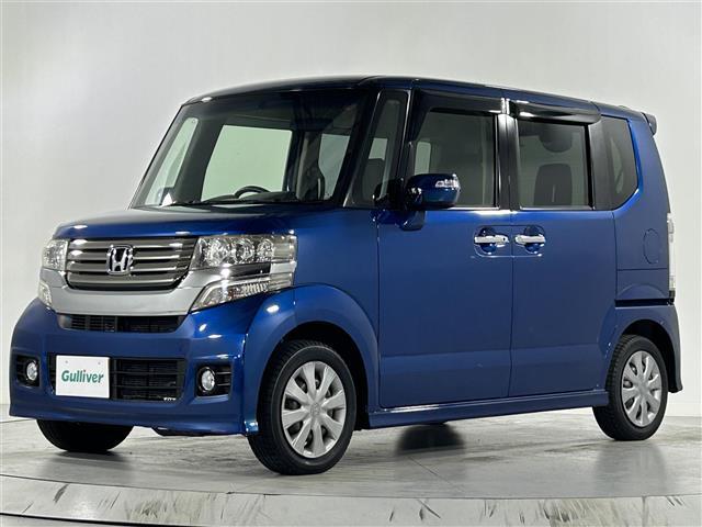 N-BOX+カスタム G 社外7インチナビ フルセグTV SD ETC アイドリングストップ LEDヘッドライト フォグランプ プッシュスタート スマートキー 両側スライドドア ドアバイザー 横滑り防止装置 AAC(33枚目)