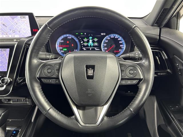 クラウンハイブリッド RSアドバンス 純正ナビ アラウンドビューカメラ パーキングアシスト 衝突被害軽減装置 アダプティブクルーズコントロール デジタルインナーミラー 前後ドライブレコーダー パワーシート シートヒーター エアシート(8枚目)