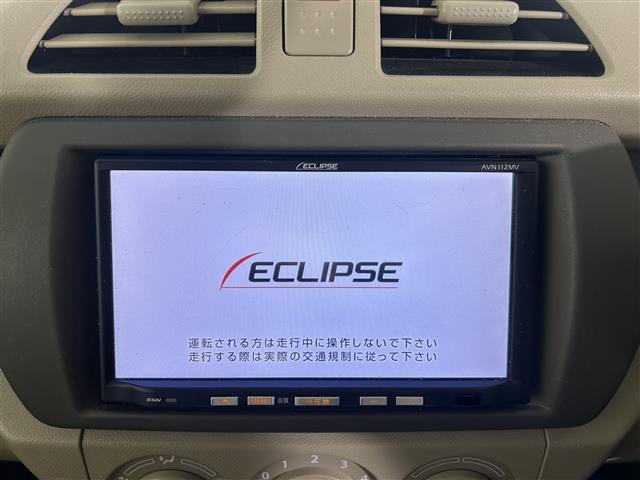 アルト Ｘ　スマートキー　スペアキー　社外７インチナビ　ＡＭ／ＦＭ／Ｃ／ＤＶＤ／ＵＳＢ　バックカメラ　純正フロアマット　ＡＢＳ　ハロゲンヘッドライト　ヘッドライトレベライザー電動格納ミラードアバイザーコーナ（3枚目）