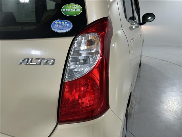 アルト Ｘ　スマートキー　スペアキー　社外７インチナビ　ＡＭ／ＦＭ／Ｃ／ＤＶＤ／ＵＳＢ　バックカメラ　純正フロアマット　ＡＢＳ　ハロゲンヘッドライト　ヘッドライトレベライザー電動格納ミラードアバイザーコーナ（38枚目）