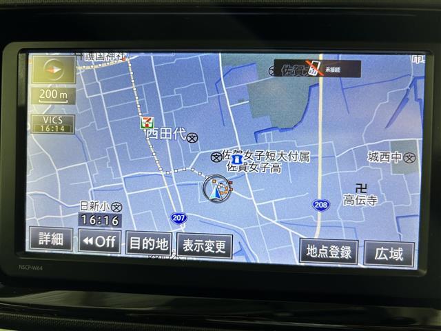 アクア Ｓ　純正ナビ　フルセグＴＶ／ＣＤ／ＤＶＤ／ＦＭ／ＡＭ　バックカメラ　ビルトインＥＴＣ　ステアリングリモコン　ＬＥＤオートライト　電動格納ウィンカー付きミラー　スマートキー　スペアキー　シガーソケット（6枚目）