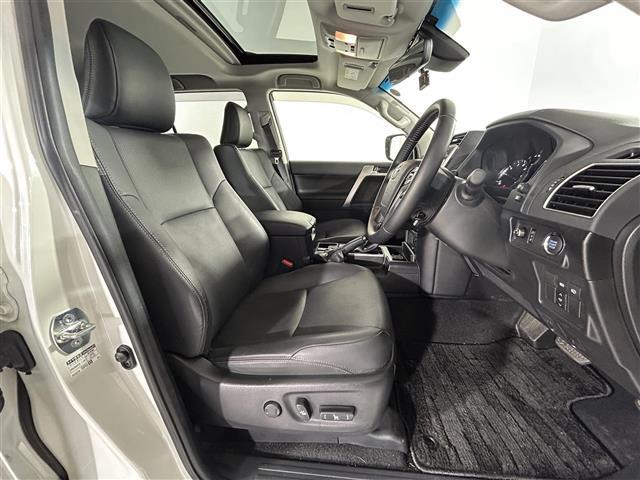 ランドクルーザープラド ＴＸ　Ｌパッケージ　純正７インチナビ　バックカメラ　レーダークルーズコントロール　レーンアシスト　電動格納サードシート　ドライブレコーダー　標識認識機能　先行車発進告知　サンルーフ　パワーシート　シートヒーター　ＥＴＣ（24枚目）