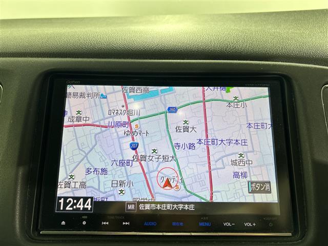 ヴェゼル Ｘ・ホンダセンシング　純正８インチナビ　バックカメラ　衝突被害軽減装置　レーダークルーズコントロール　レーンアシスト　標識認識機能　先行車発進告知機能　横滑り防止装置　オートライト　電子パーキング　ブレーキホールド　ＥＴＣ（6枚目）