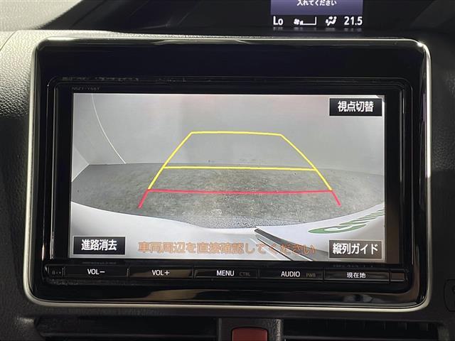 ノア ハイブリッドＳｉ　ダブルバイビー　禁煙車　７人乗り　純正９インチナビ　フルセグＴＶ　ＣＤ　ＤＶＤ　Ｂｌｕｅｔｏｏｔｈ　純正フリップダウンモニター　両側パワースライドドア　前後ドライブレコーダー　ビルトインＥＴＣ２．０　サンシェード（5枚目）