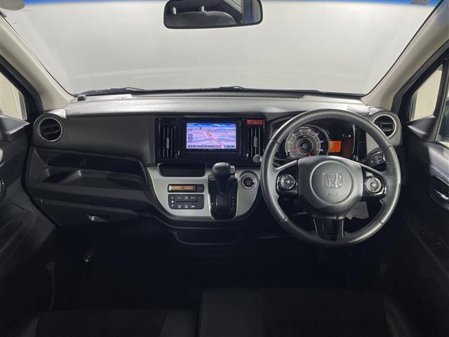 Ｎ－ＷＧＮ Ｇ・スタイリッシュパッケージ　県外仕入　禁煙車　社外ナビ　【ＣＤ／ＤＶＤ／Ｂｌｕｅｔｏｏｔｈ／ワンセグＴＶ】　ＵＳＢ入力端子　クルーズコントロール　ステアリングリモコン　ビルトインＥＴＣ　スマートキー　電動格納ミラー　純正ＡＷ（3枚目）