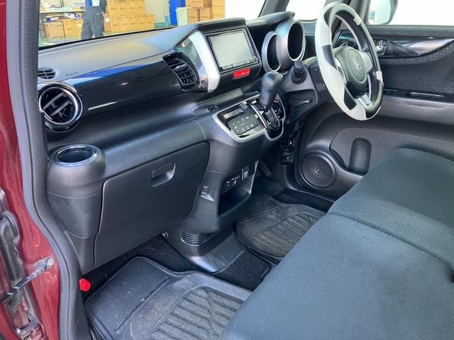 N-BOXカスタム G・Lパッケージ 社外ナビ ETC バックカメラ 左側電動スライドドア 横滑り防止装置 ヒルスタートアシスト 純正アルミホイール スマートキー スペアキー(31枚目)