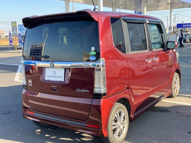 N-BOXカスタム G・Lパッケージ 社外ナビ ETC バックカメラ 左側電動スライドドア 横滑り防止装置 ヒルスタートアシスト 純正アルミホイール スマートキー スペアキー(36枚目)
