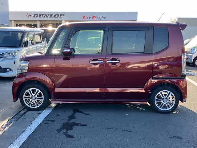 N-BOXカスタム G・Lパッケージ 社外ナビ ETC バックカメラ 左側電動スライドドア 横滑り防止装置 ヒルスタートアシスト 純正アルミホイール スマートキー スペアキー(39枚目)