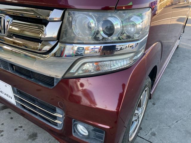 N-BOXカスタム G・Lパッケージ 社外ナビ ETC バックカメラ 左側電動スライドドア 横滑り防止装置 ヒルスタートアシスト 純正アルミホイール スマートキー スペアキー(40枚目)