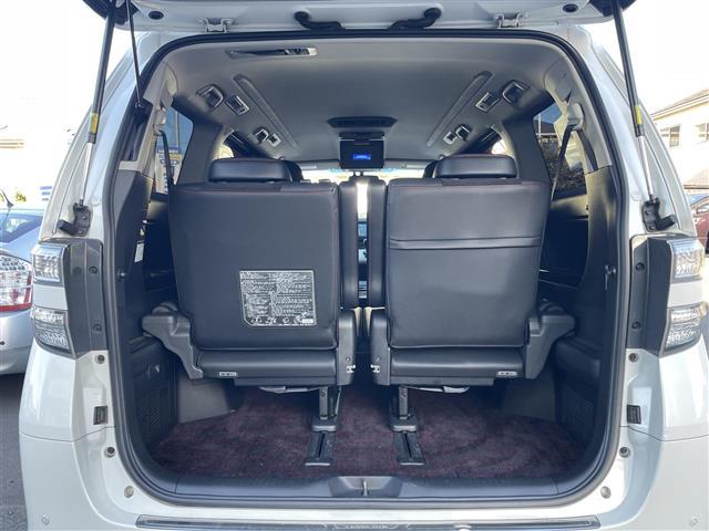 ヴェルファイア 2.4Z ゴールデンアイズ 純正HDDナビ フルセグ Bluetooth バックカメラ 後席フリップダウンモニター 両側パワスラ 電動リアゲート クルーズコントロール ハーフレザーシート 純正18アルミ ビルトインETC(28枚目)