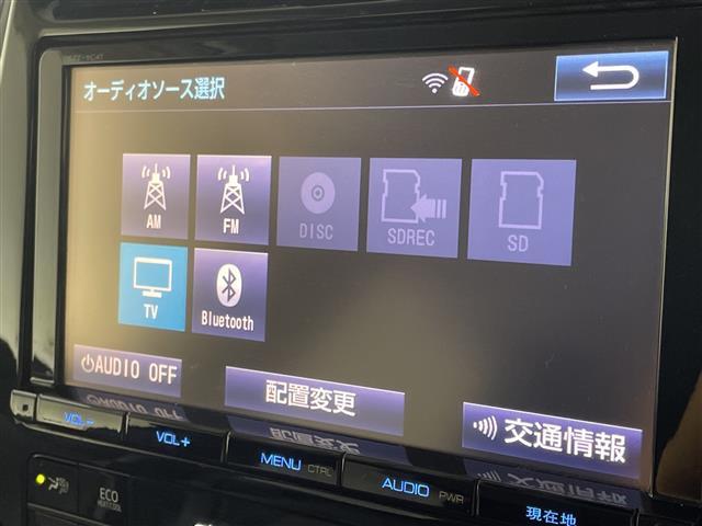 プリウス Ｓ　純正９型ナビ（ＣＤ／ＤＶＤ／ＢＴ／フルセグＴＶ）エアロ　バックモニタートヨタセーフティセンス　前方ドラレコ　ＥＴＣ　ＬＥＤヘッドライト　オートライト　フォグランプ　革巻きステアリング　ステリモ（2枚目）