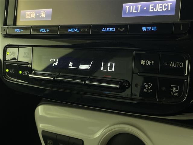 プリウス Ｓ　純正９型ナビ（ＣＤ／ＤＶＤ／ＢＴ／フルセグＴＶ）エアロ　バックモニタートヨタセーフティセンス　前方ドラレコ　ＥＴＣ　ＬＥＤヘッドライト　オートライト　フォグランプ　革巻きステアリング　ステリモ（13枚目）