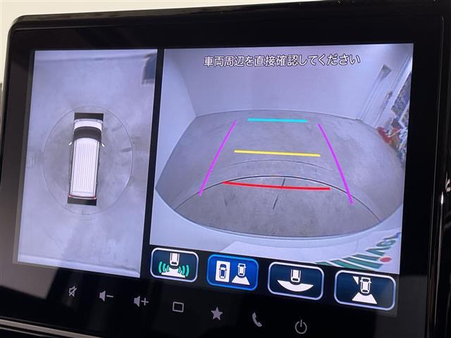 スペーシア ハイブリッドＸ　純正メモリナビ（フルセグＴＶ／Ｂｌｕｅｔｏｏｔｈ）全方位モニター　衝突軽減ブレーキ　レーンキープアシスト　レーダークルコン　シートヒーター　サーキュレーター　リアコーナーセンサー　ステアリングリモコン（2枚目）