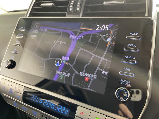 ランドクルーザープラド ＴＸ　Ｌパッケージ　マットブラックエディション　サンルーフ　純正メーカーナビ　フルセグテレビ　アラウンドビューモニター　黒革シート　ＢＳＭ　ドライブレコーダー　三列目電動シート　シートヒーター　シートクーラー　レーダークルーズコントロール（4枚目）