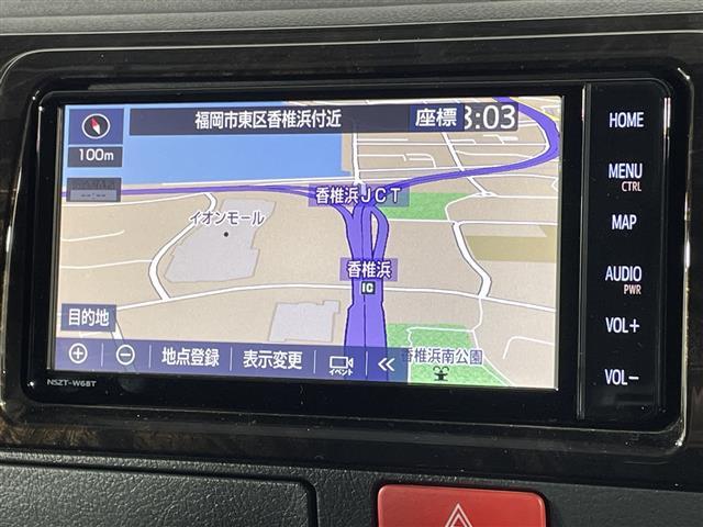 ハイエースバン スーパーGL ダーク プライムII モデリスタエアロ 純正メモリナビ 社外フリップダウンモニター アラウンドビューモニター 両側パワースライドドア ETC2.0 プッシュスタート フルセグテレビ 衝突軽減ブレーキ レーンキープアシスト(2枚目)