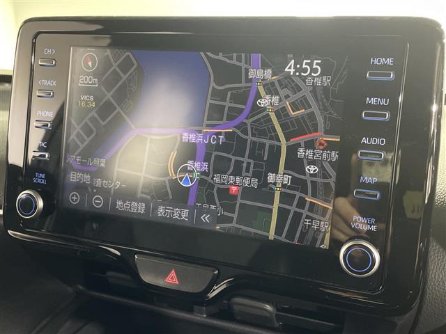 ヤリスクロス Z 禁煙車 純正ディスプレイオーディオ(ナビ/フルセグTV)全方位モニター クリアランスソナー PBドア ドラレコ前後 ETC ハーフレザー パワーシート シートヒーター ステアリングヒーター LED(4枚目)