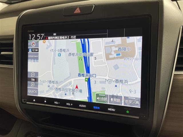 フリード Ｇ・ホンダセンシング　ワンオーナー　純正９型ナビ（ＣＤ／ＤＶＤ／ＢＴ／フルセグＴＶ）バックモニター　ホンダセンシング　両側パワースライドドア　革調シートカバー　シートヒーター　ステアリングリモコン　ＥＴＣ　前方ドラレコ（4枚目）