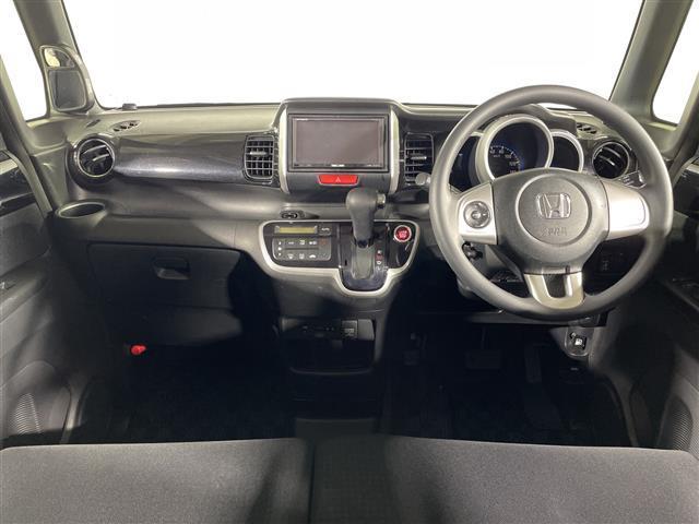 Ｎ－ＢＯＸカスタム Ｇ・Ｌパッケージ　禁煙車　社外ＨＤＤナビ（ＣＤ／ＤＶＤ／ＢＴ／ＭＳＶ）片側パワースライドドア　キセノンライト　オートライト　フォグランプ　ＥＴＣ　スマートキー　プッシュスタート　純正アルミホイール　フロアマット（24枚目）