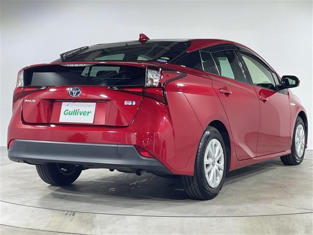 プリウス S 純正9型メモリナビ(CD/DVD/BT/フルセグTV) バックモニター トヨタセーフティセンス コーナーセンサー 革巻きステアリング ステアリングリモコン ETC LEDヘッドライト オートライト(45枚目)