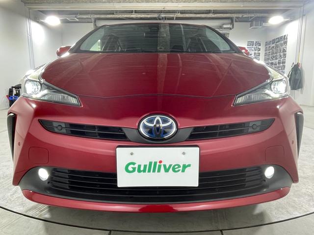 プリウス S 純正9型メモリナビ(CD/DVD/BT/フルセグTV) バックモニター トヨタセーフティセンス コーナーセンサー 革巻きステアリング ステアリングリモコン ETC LEDヘッドライト オートライト(53枚目)