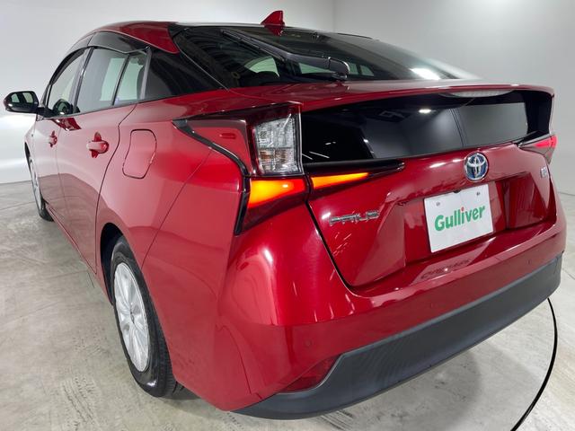 プリウス S 純正9型メモリナビ(CD/DVD/BT/フルセグTV) バックモニター トヨタセーフティセンス コーナーセンサー 革巻きステアリング ステアリングリモコン ETC LEDヘッドライト オートライト(54枚目)